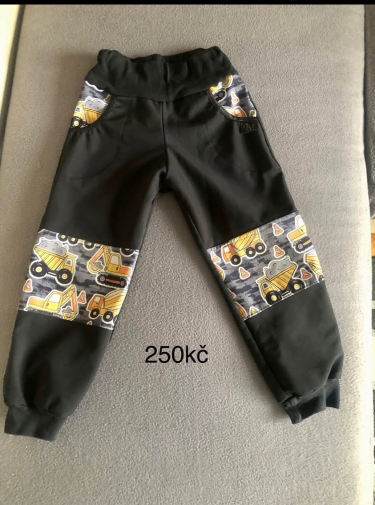 softshellové kalhoty vel.110