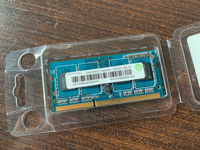 RAMAXEL 4GB DDR3 SODIMM 1600MHz CL11