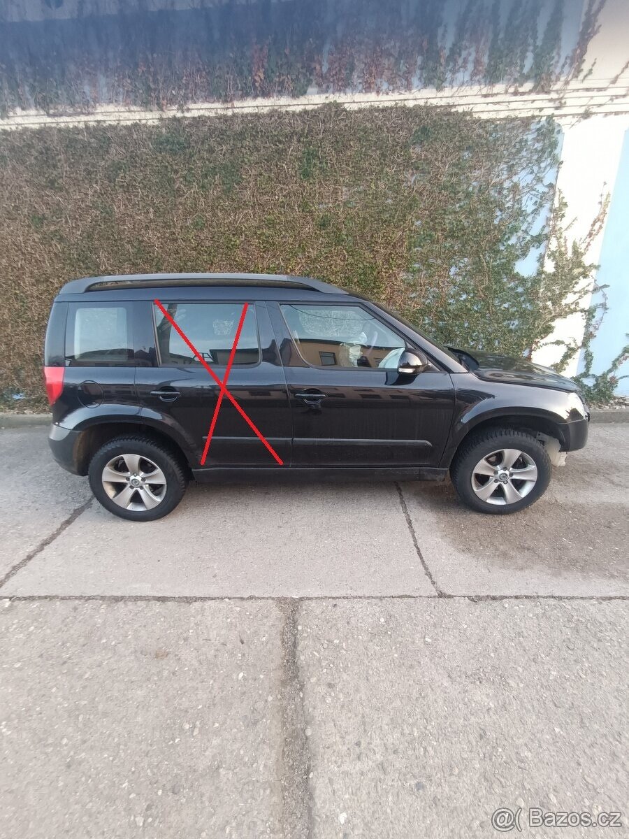 Přední dveře Škoda Yeti