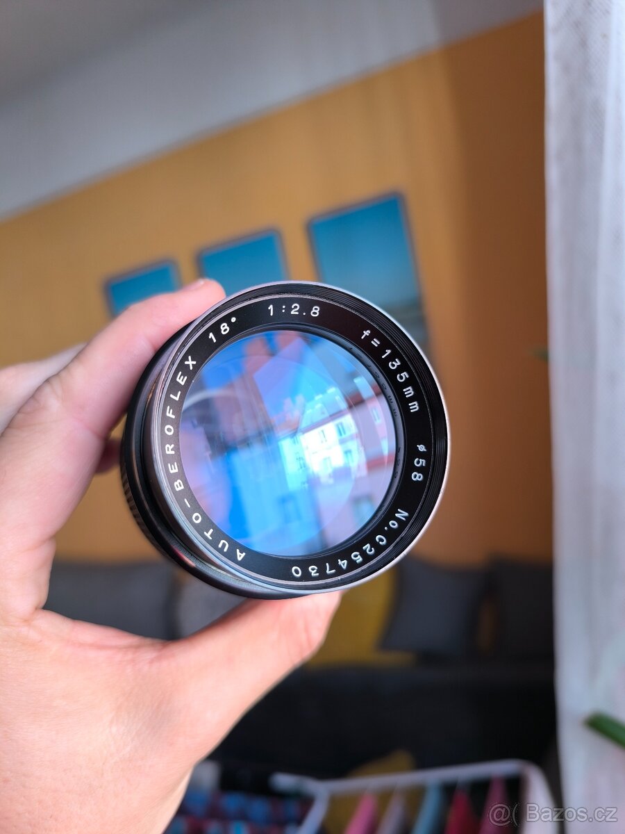 Objektiv Beroflex auto tele 135/2,8 závit M42