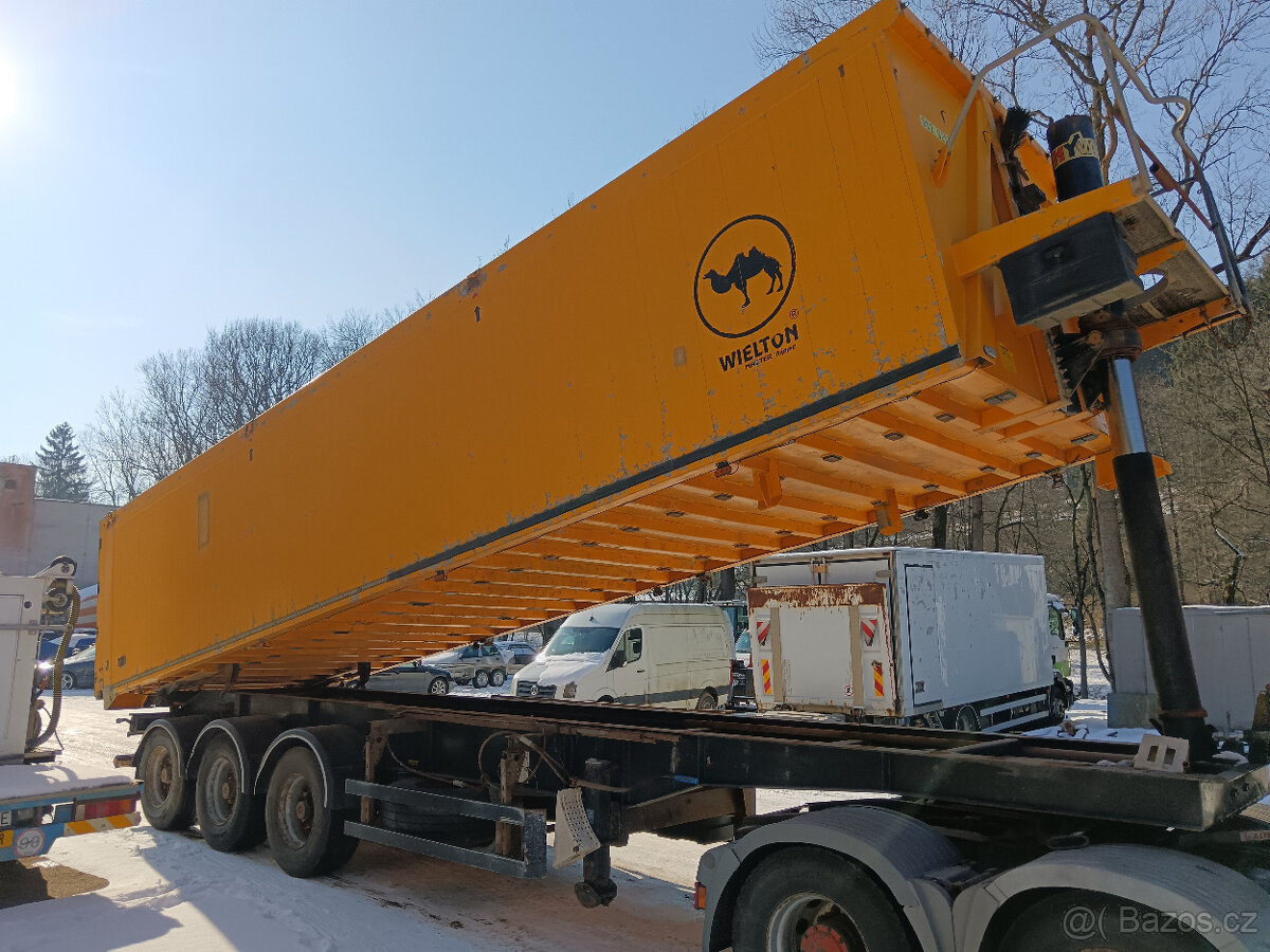 Sklápěcí návěs Wielton NW48 SAF 50 m3 -