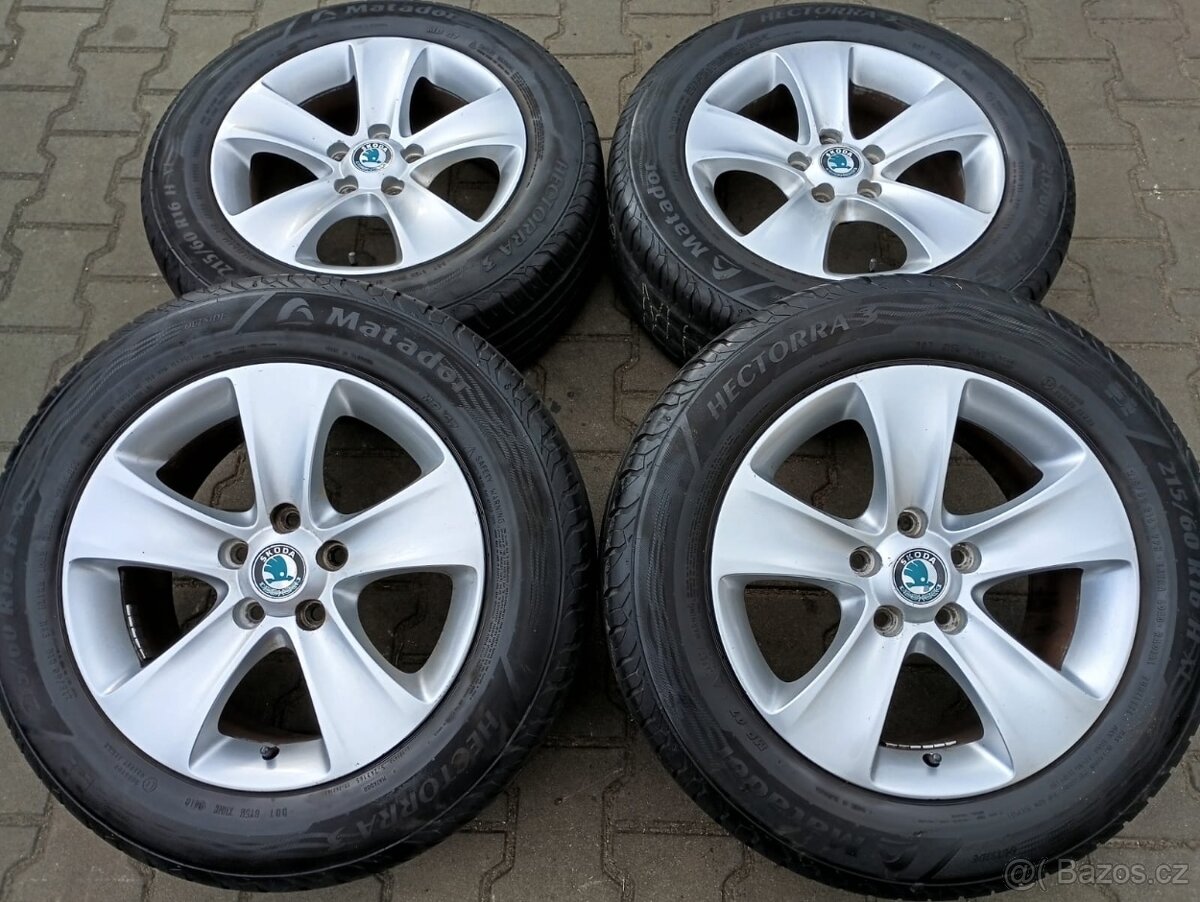 Disky originální Škoda Yeti 5x112 R17 Moon