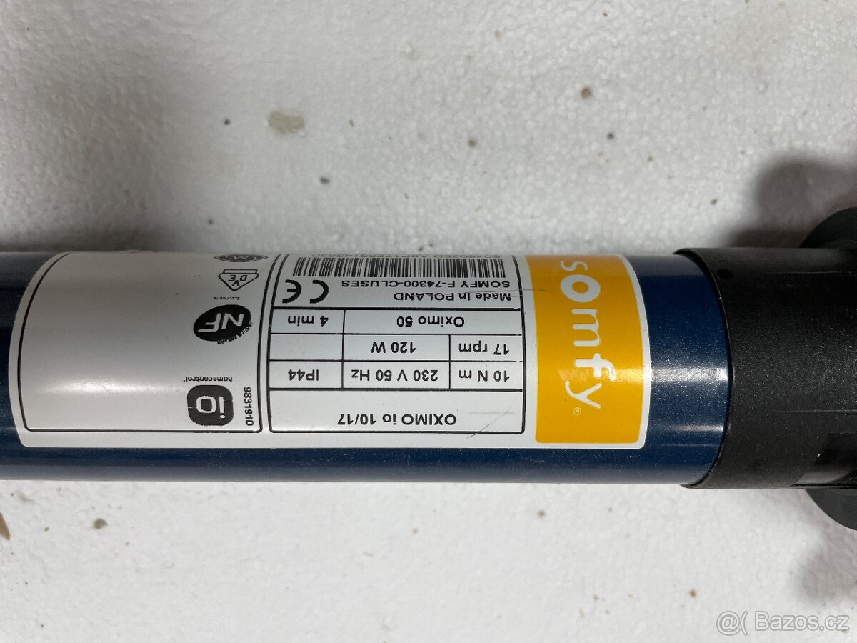 Somfy oximo io Somfy oximo io 10/17, Chytre motory