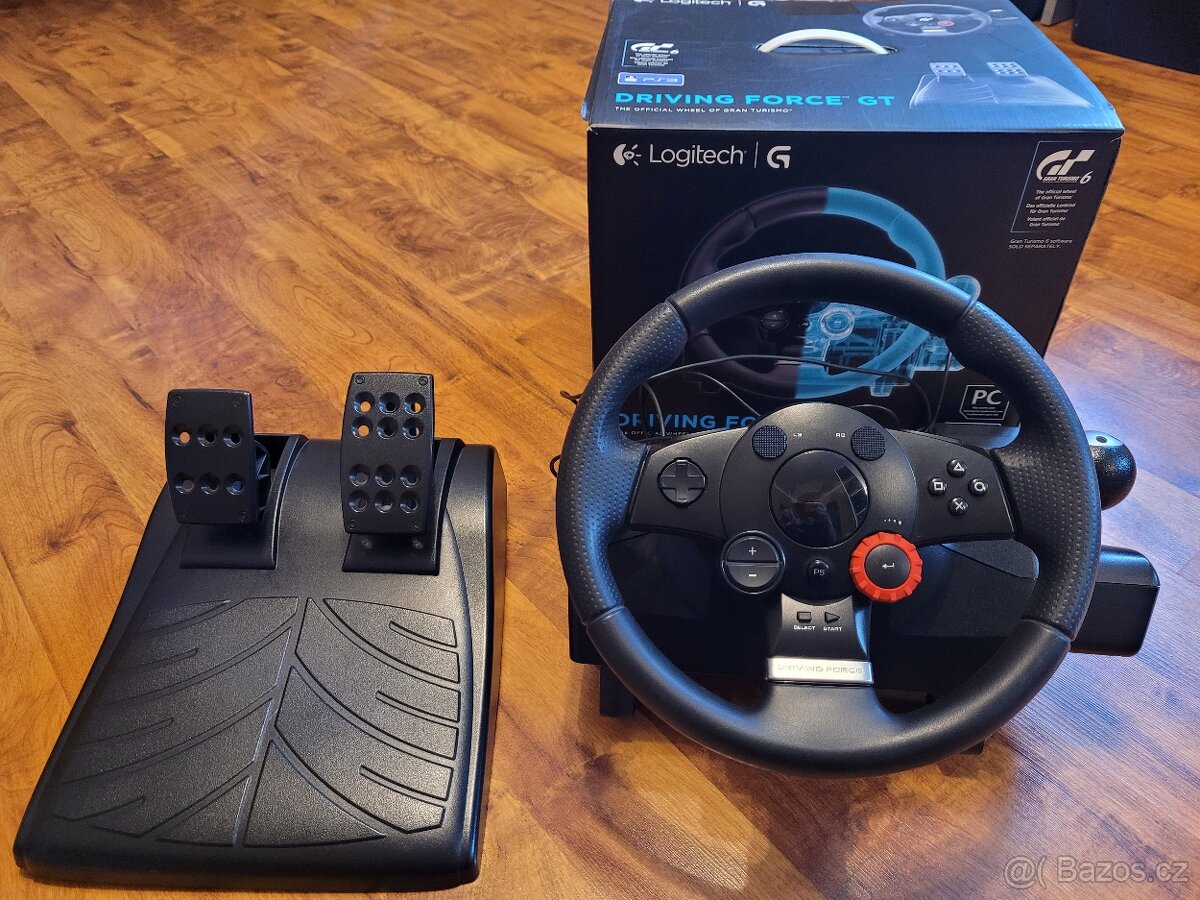 Volant + pedály Logitech Driving Force GT Gran Turismo 6 ps3