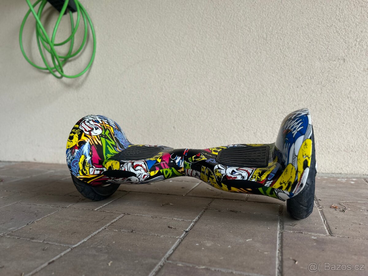 Hoverboard 10" Offroad – Grafitti design + ochranné pouzdro