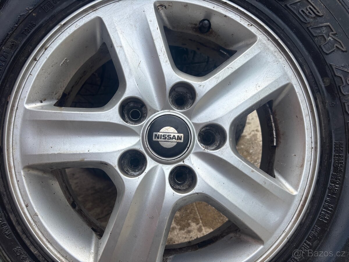 Prodám pneu s alu disky 15”