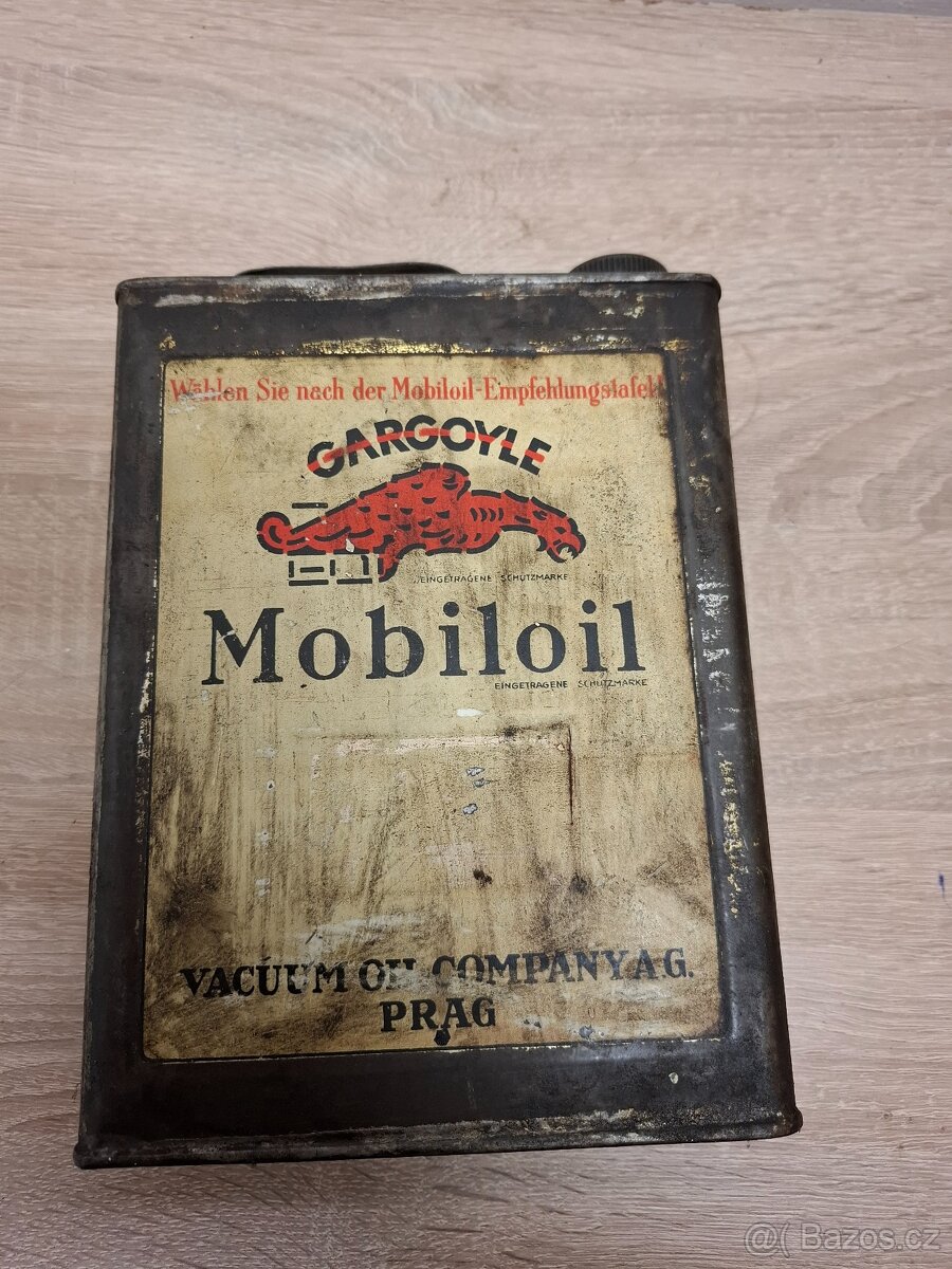 Mobiloil plechovka