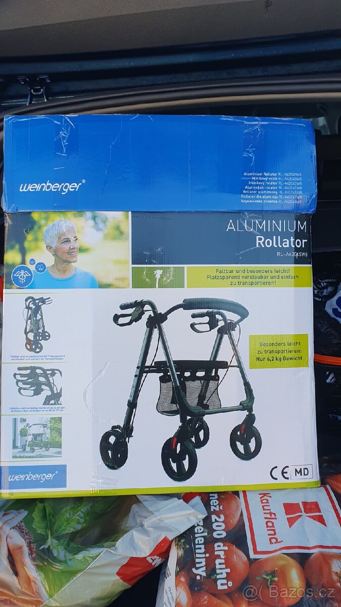 Hliníkové chodítko