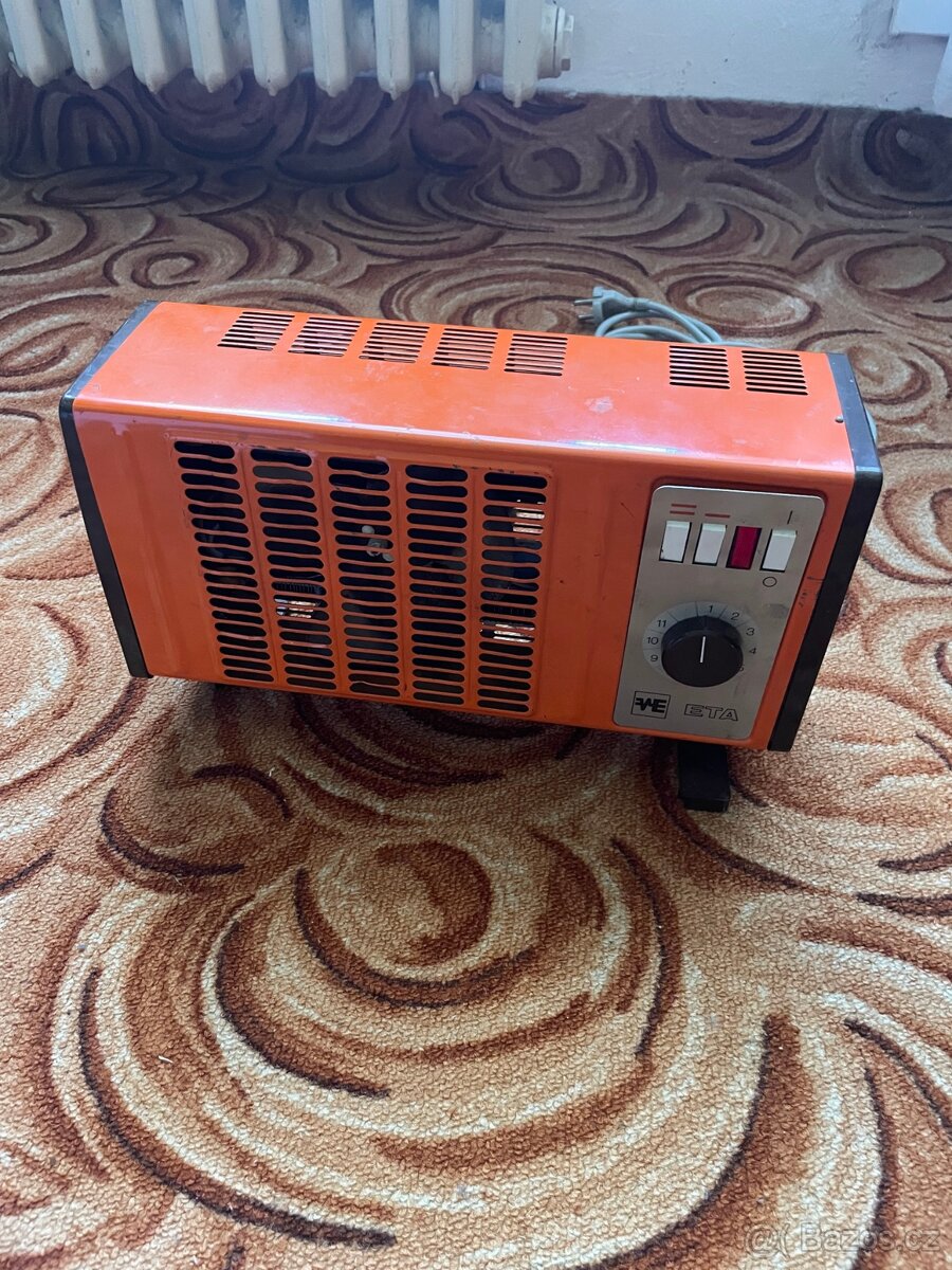 Elektrický přímotop ETA – 2000 W (retro)