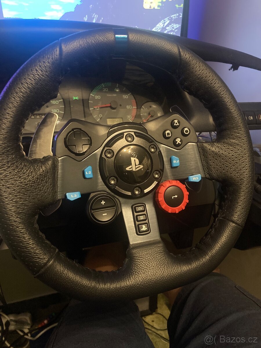 Logitech G29 + řadicí páka – plně funkční