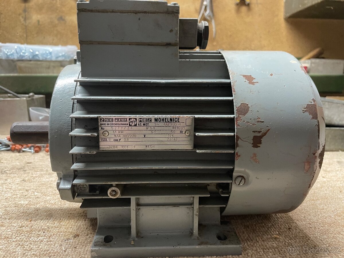 Elektromotor MEZ Mohelnice 1,1kw
