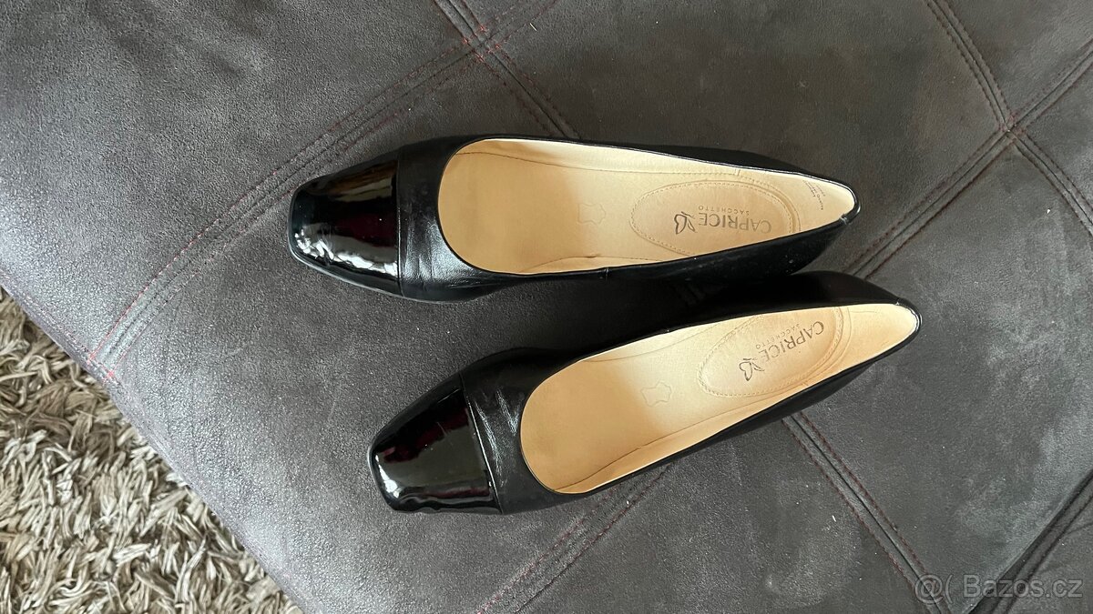 Nove lodičky CAPRICE - kožené - sleva 50%