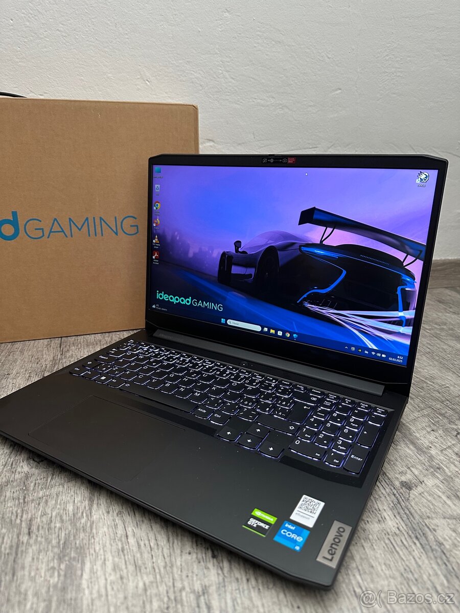 TOP-HERNÍ NOTEBOOK LENOVO- i5 11.gen.,SSD,GTX+Iris