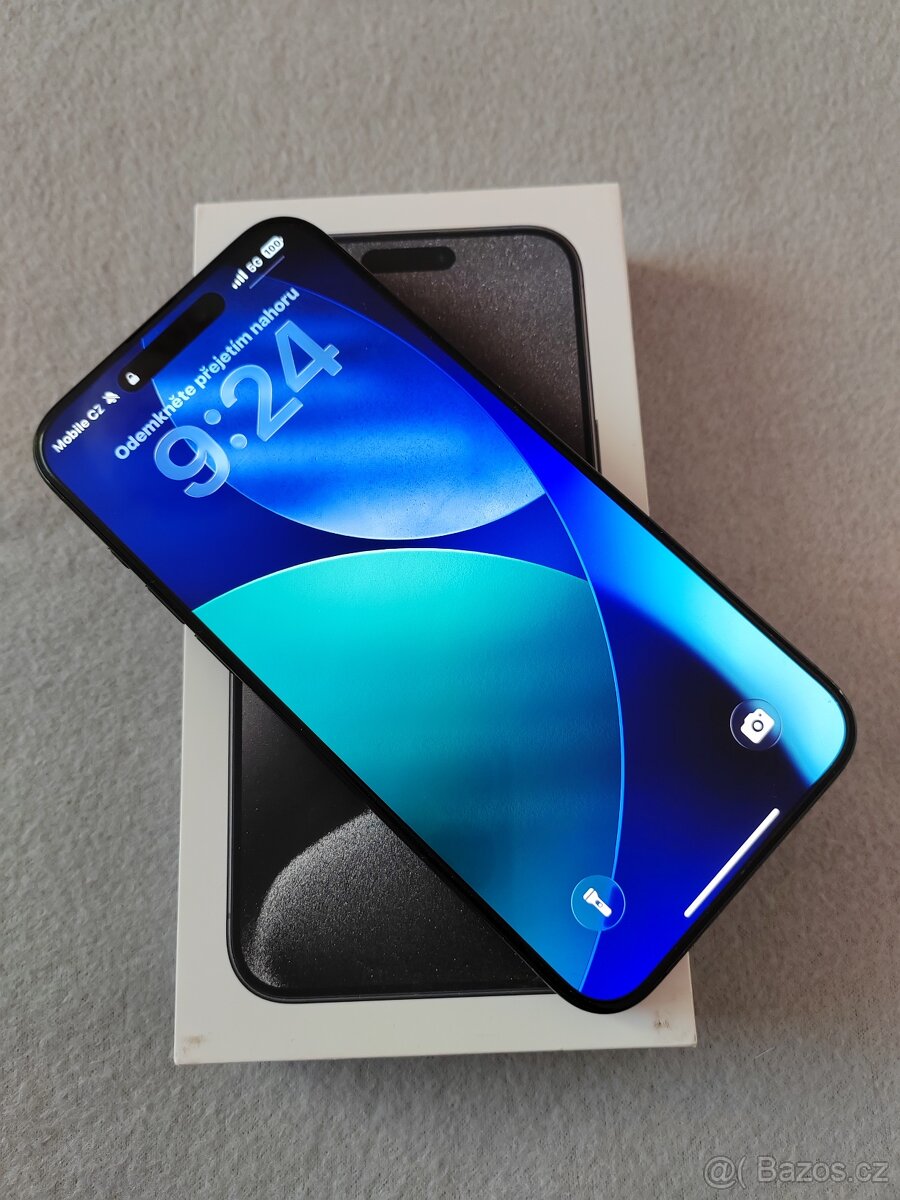 Prodám iPhone 15 pro MAX 256 černý Titan