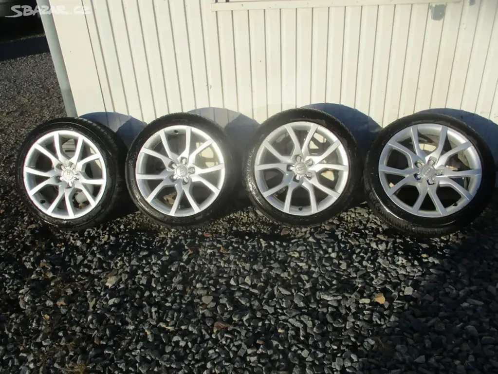ALU kola AUDI A5/6 8,5X18 ET29 s pneu 245/40 ZR18