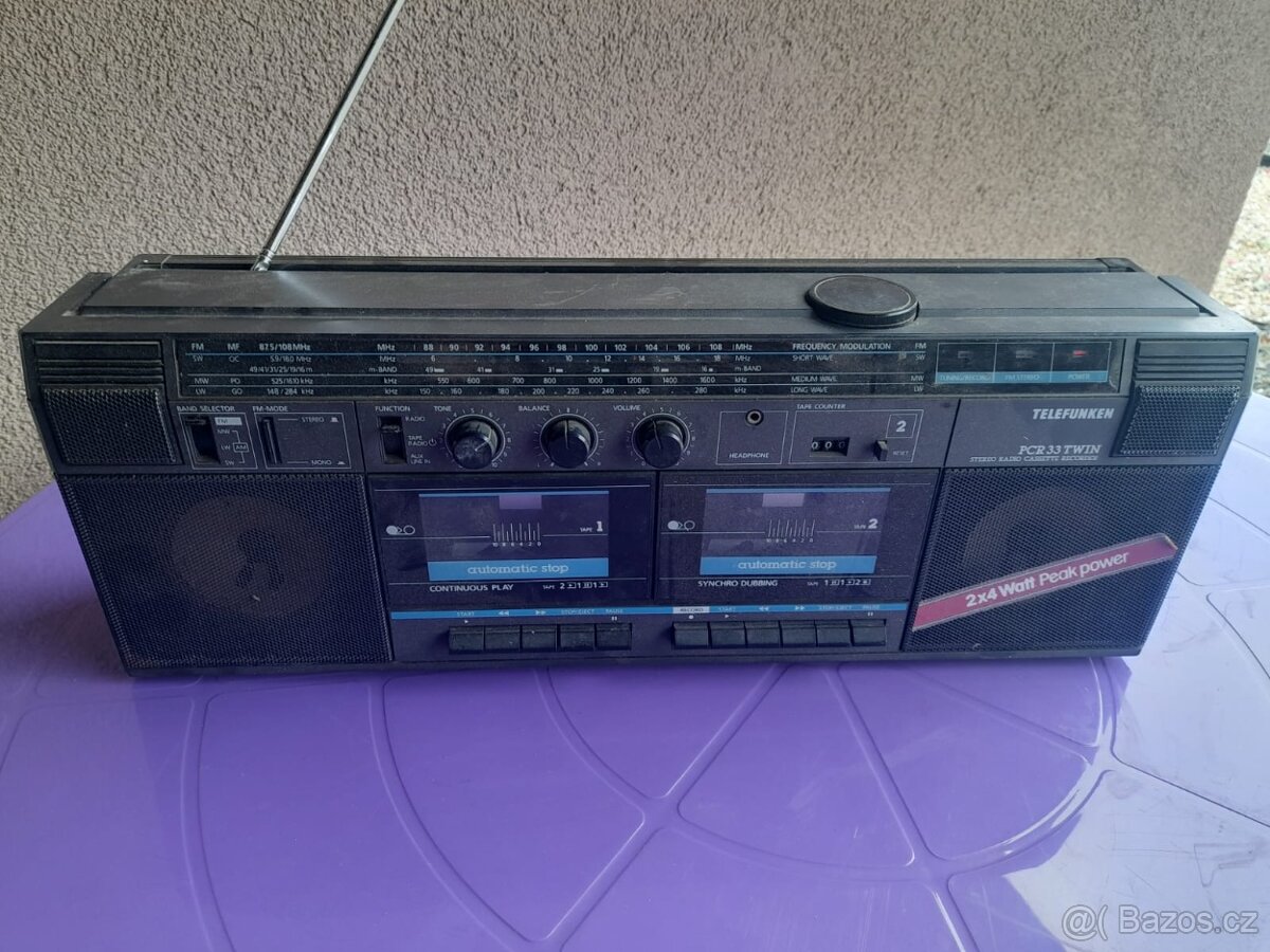 Telefunken rádio-kazeťák