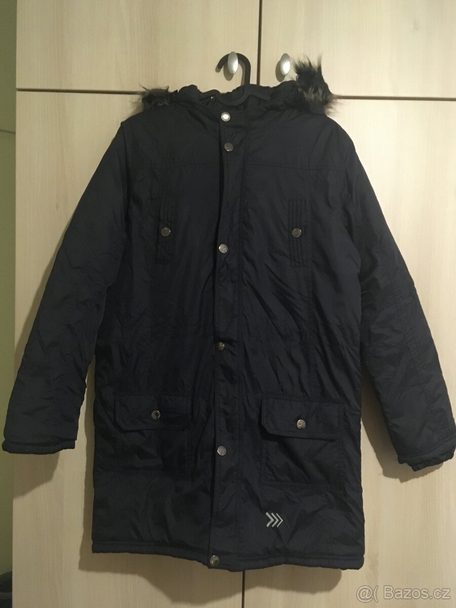 Zimní kabát velikost 164