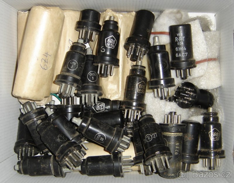 Kovové elektronky ruské a americké