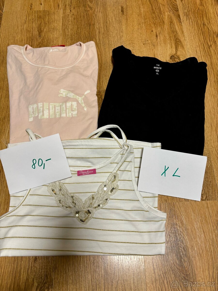 Dámská trička, vel. XL,