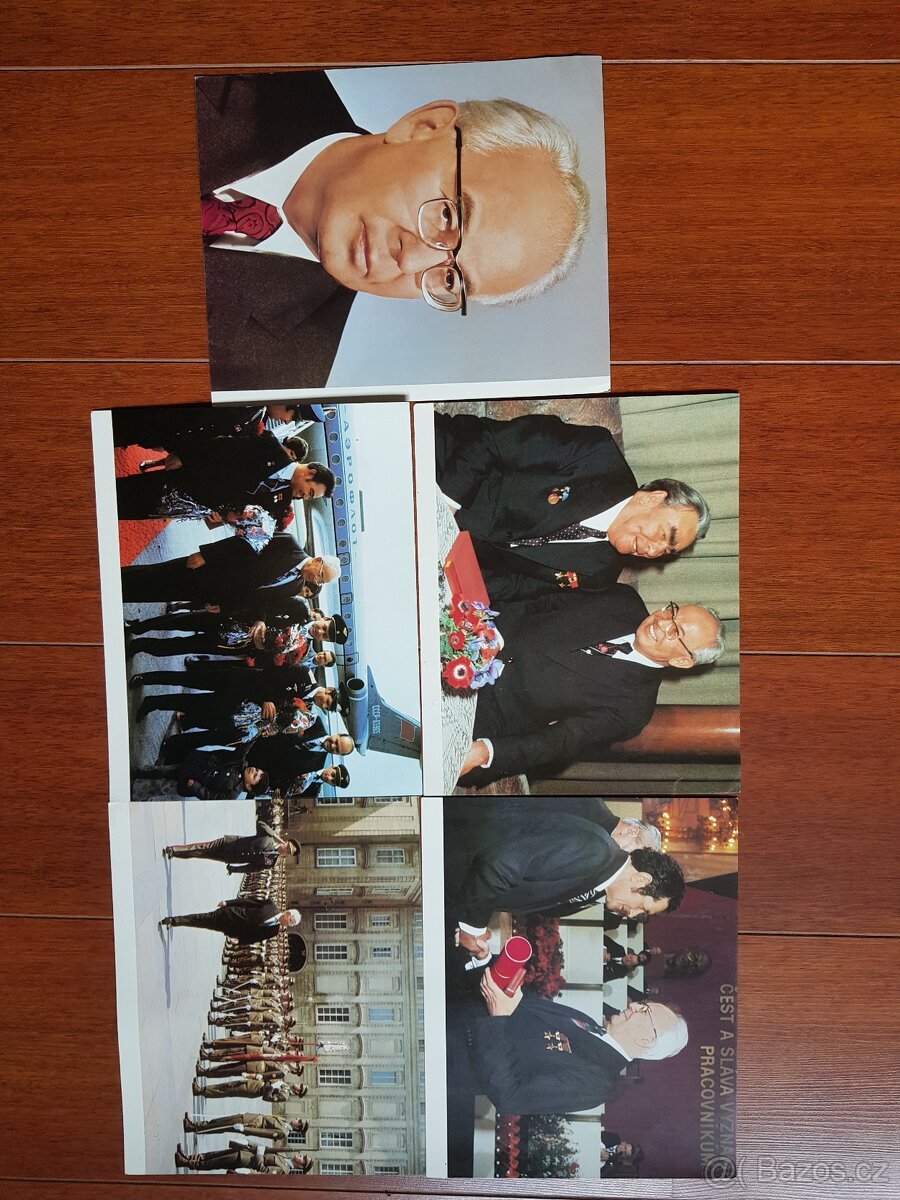 Obrázky Husák a Brežněv