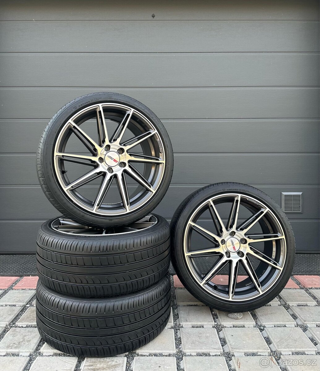 Alu kola MOTEC MCT11 5x112 R19 letní pneu