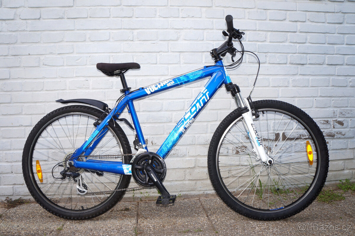 Málo jeté ALU horské kolo 26“ Scott Voltage Three, seřízené.