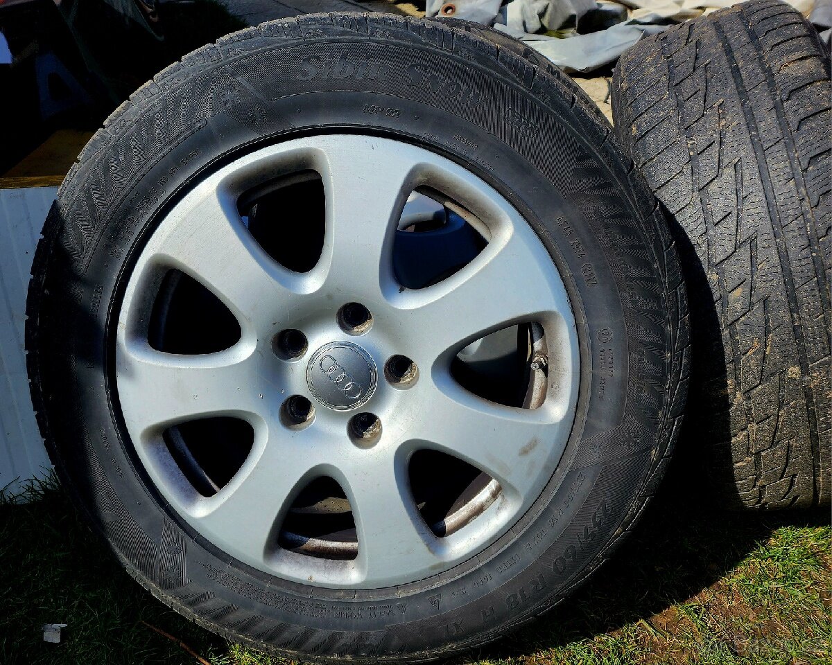Audi 18" originál kola včetně originál ventilů. 235/60/18