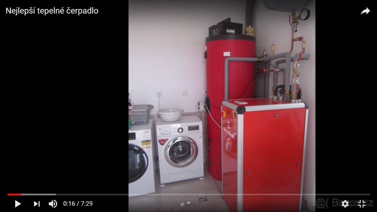 Tepelné čerpadlo země voda 3,6 kW měděný kolektor