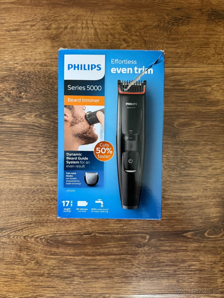 Zastřihávač vousů Philips series 5000