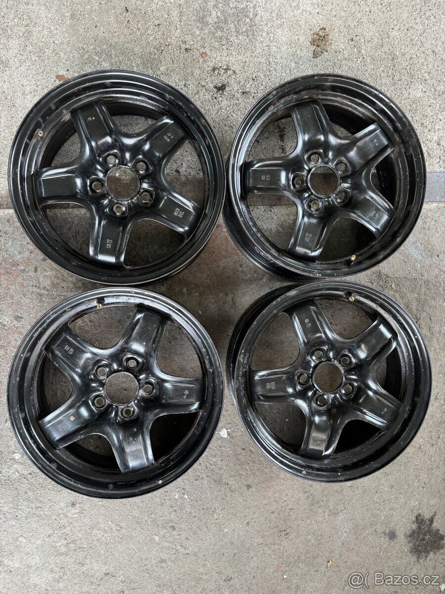 Prodám 4 x ocelové disky Opel Astra, Zafira 6,5 x 16