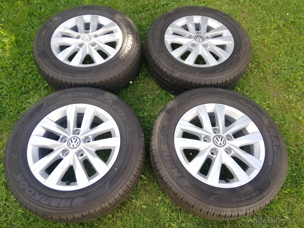 alu 16" VW T6,VW T5,Multivan,Caravelle,letní 215/65/16 C