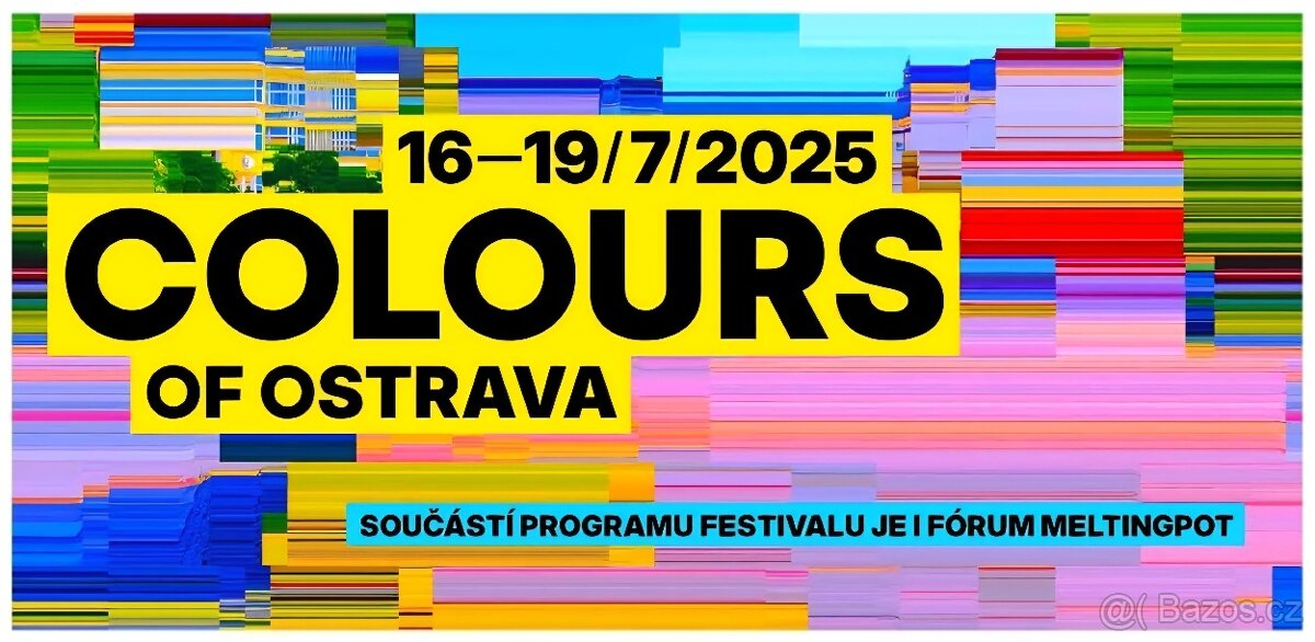 Colours of Ostrava 4denní vstupenka