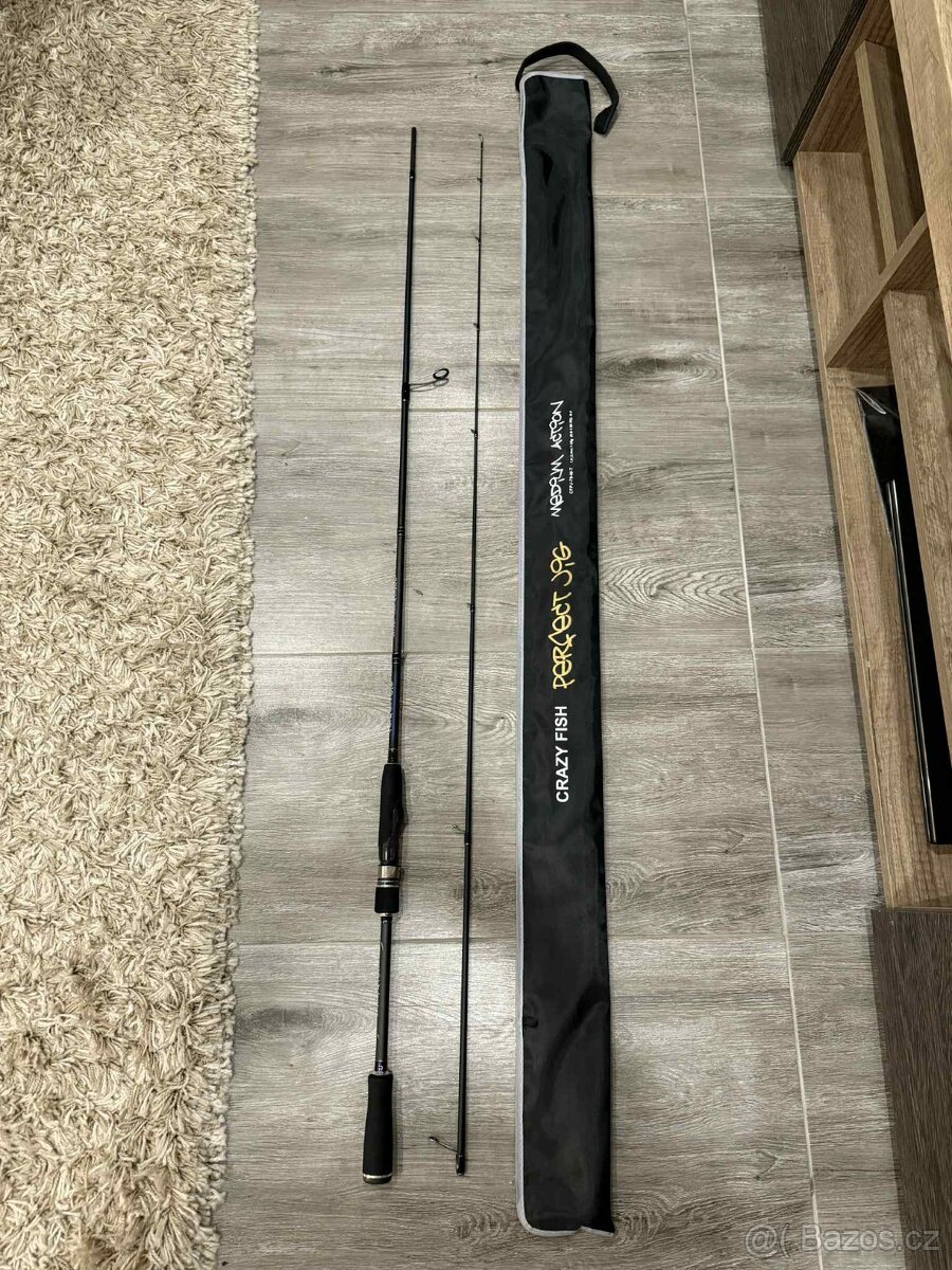 Přívlačový prut Crazy Fish Perfect Jig 7-28g Medium 240cm