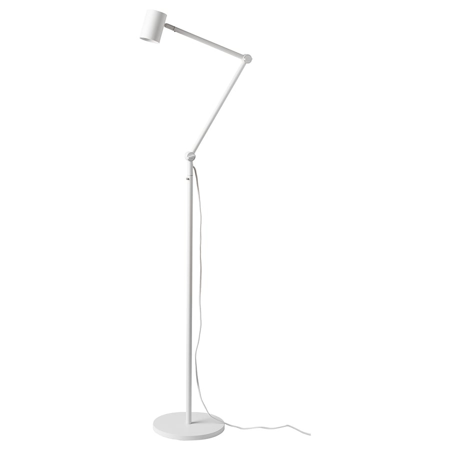 NYMÅNE Stojací/čtecí lampa, bílá