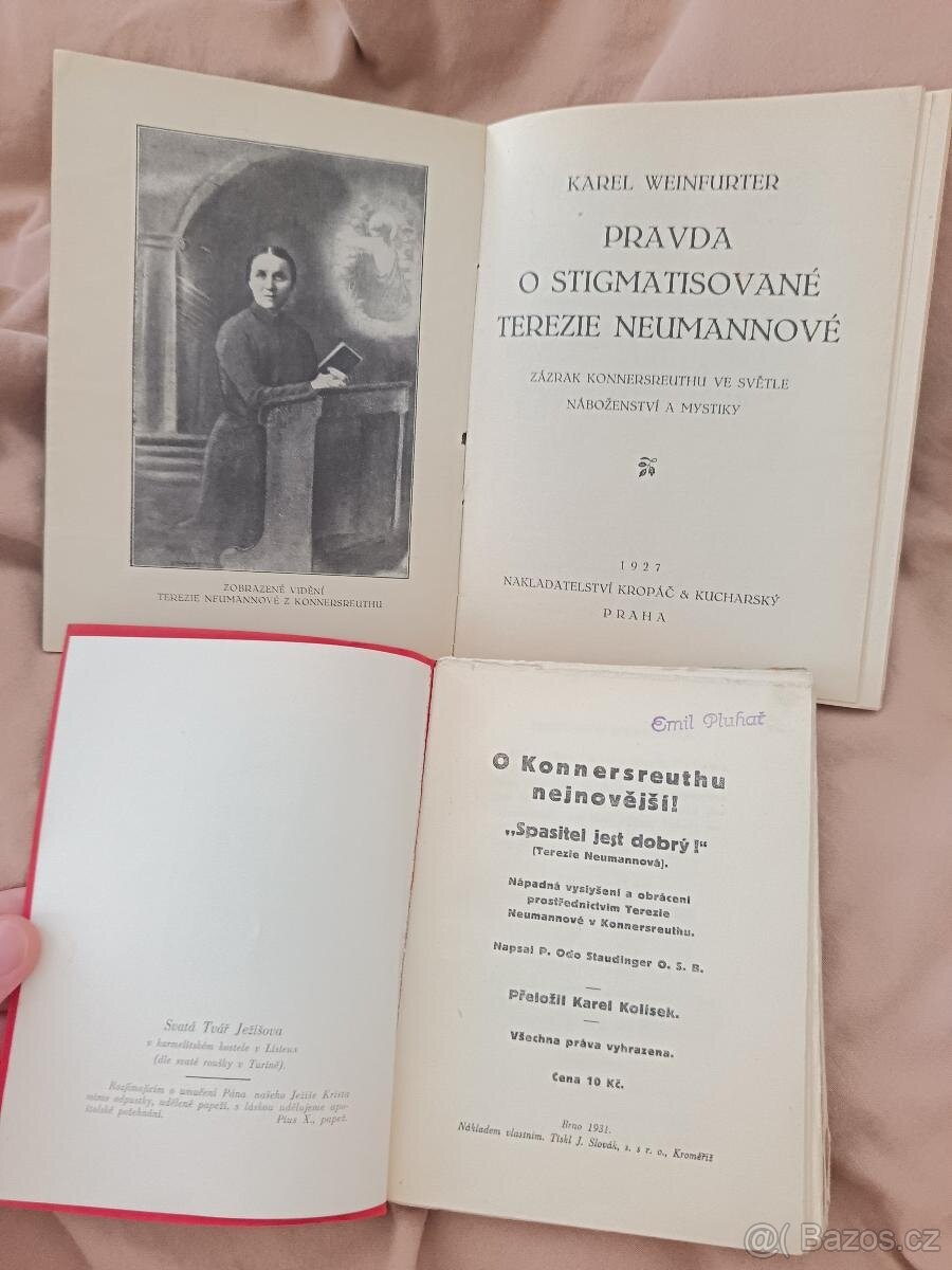 Knihy o Terezii Neumannové – Karel Weinfurter & Staudinger