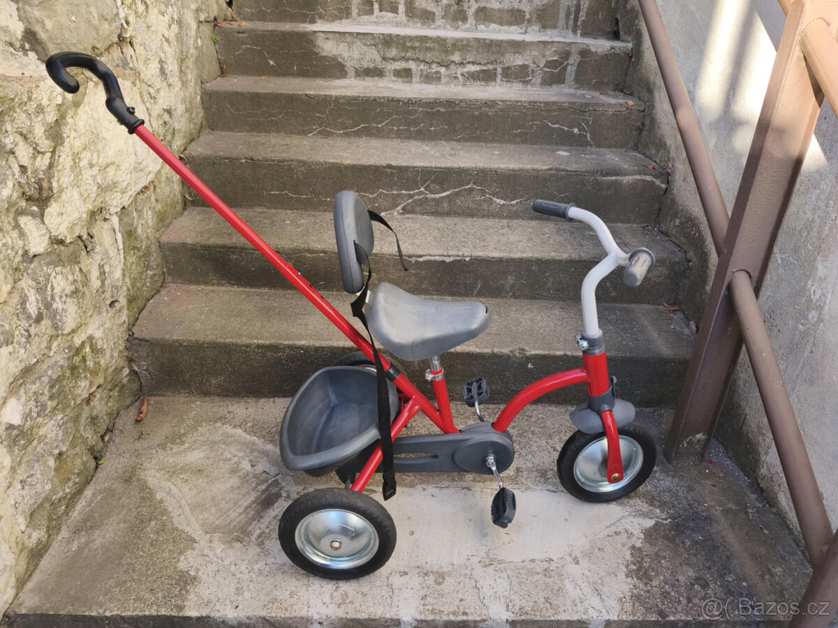 Šlapací tříkolka Smoby Zooky Classic - červená