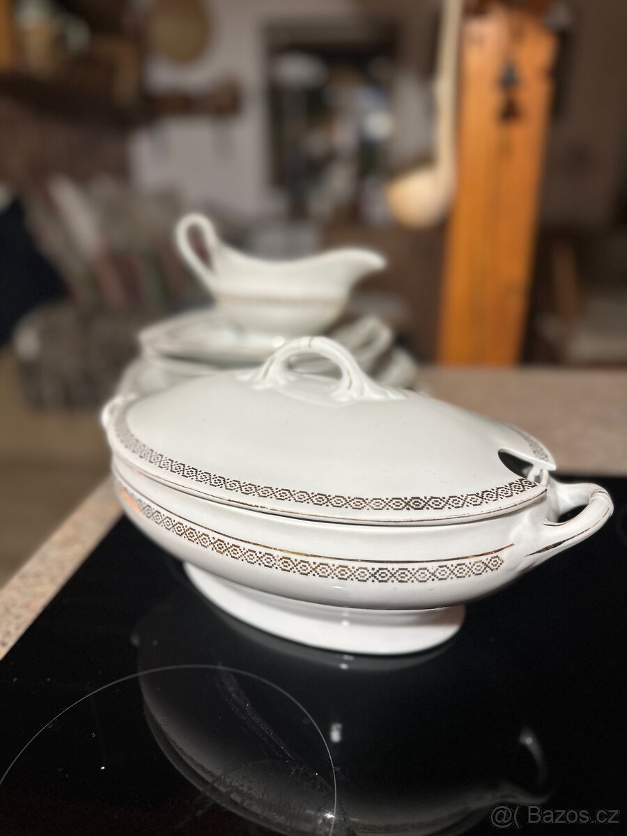 Starožitný keramický set