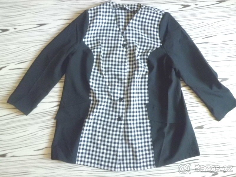 Jednou použitý úžasný kabátek bez podšívky XXL