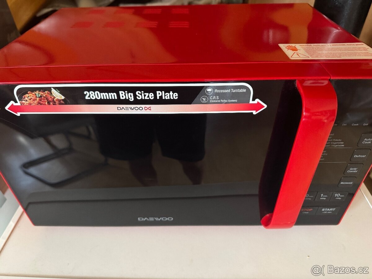 Mikrovlnná trouba Daewoo 2roky,gril,digitální ovládání