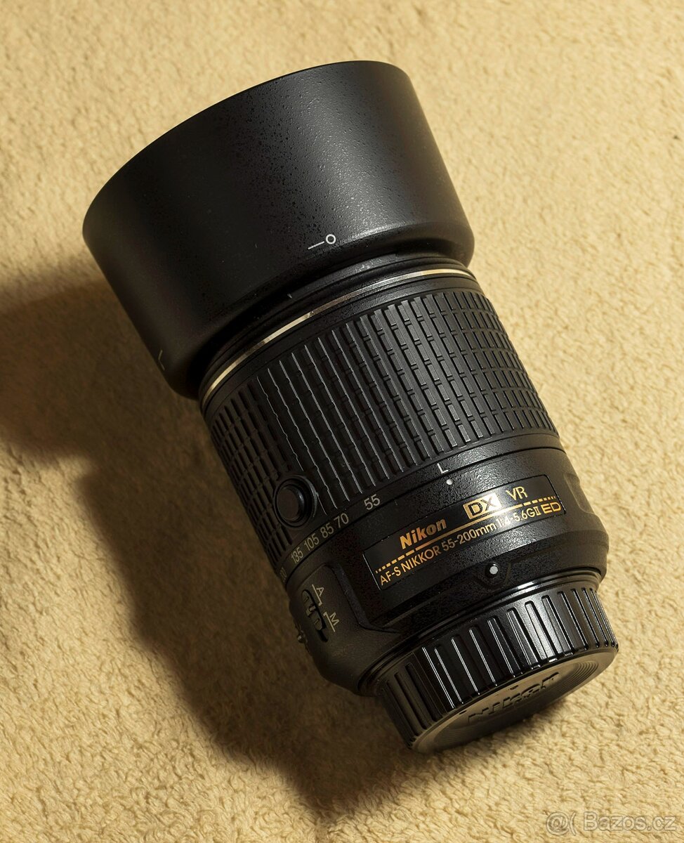 Prodám Nikon 55-200mm VR II