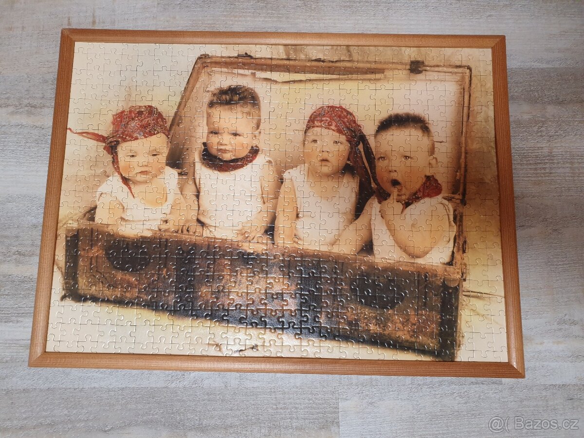 Zarámované puzzle 500 dílků - děti