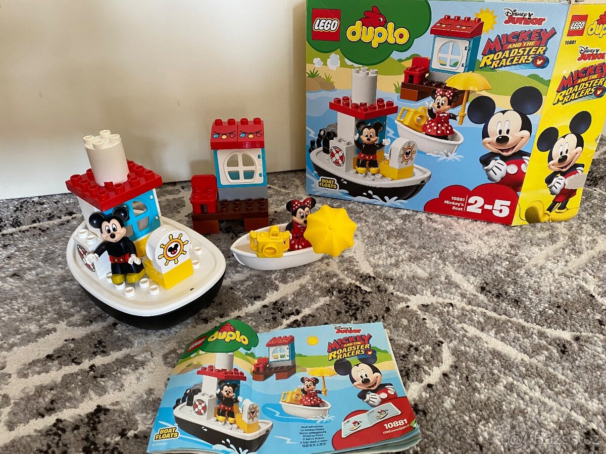 Lego Duplo Mickey mouse - Mickeyho Loď 10881
