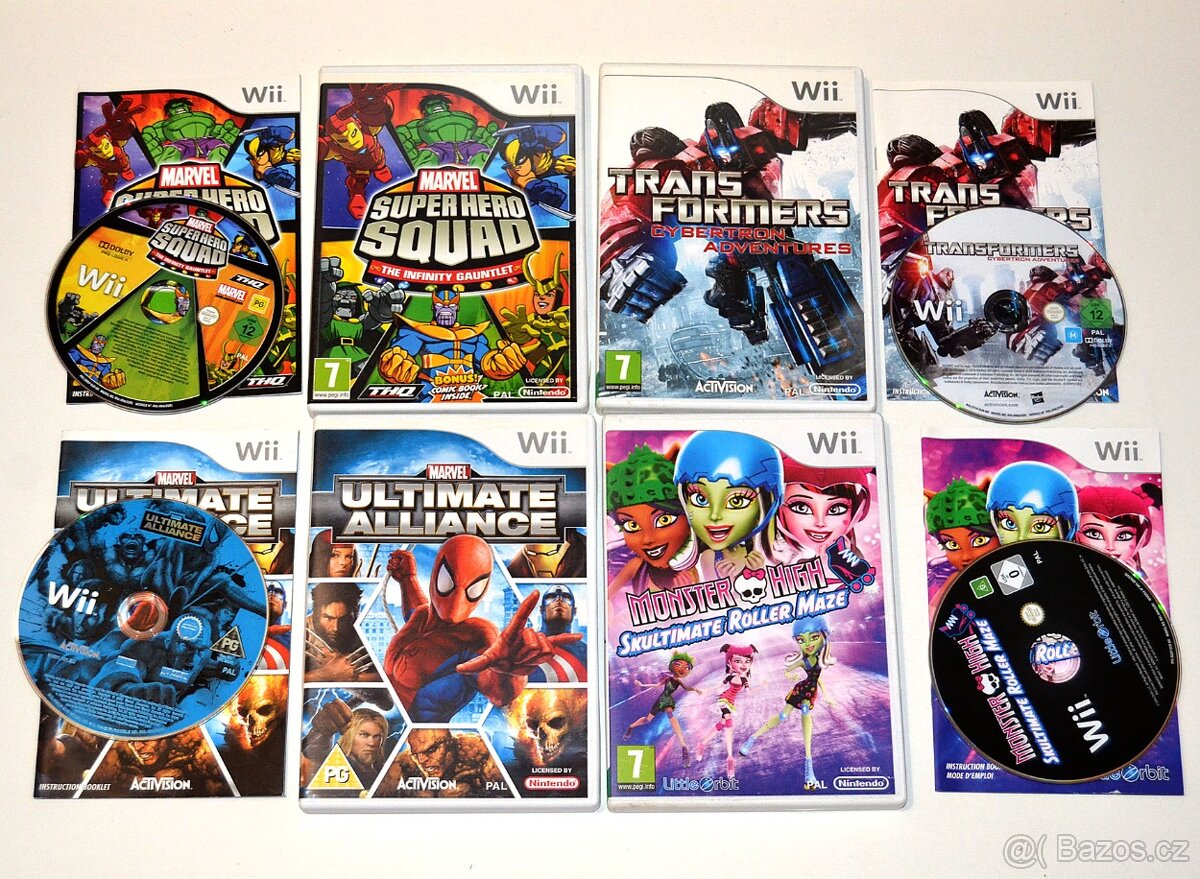 Hry pre Nintendo Wii WiiU LEGO, Disney, MARVEL..