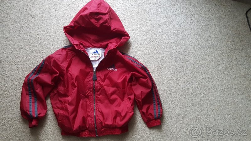 Adidas šusťáková bunda a tričko