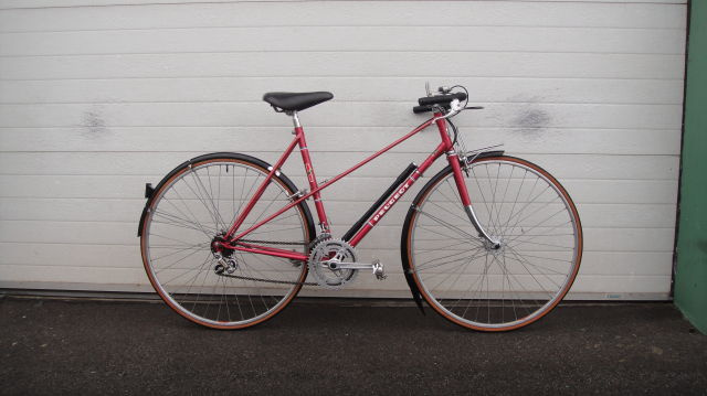Peugeot, Reynolds, 78,lehké dámské kolo, malinová perleť,