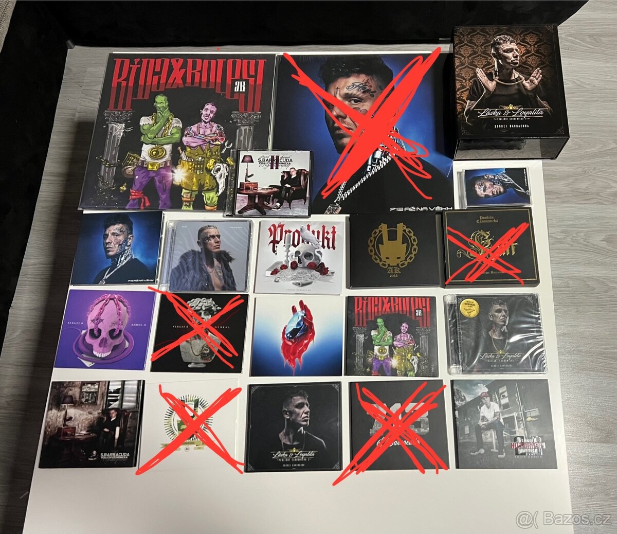 Sergei Barracuda sbírka CD,LP