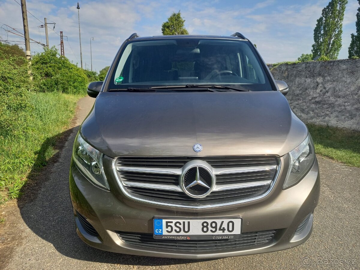 Mercedes benz V220 class W447 tažné zařízení Navi