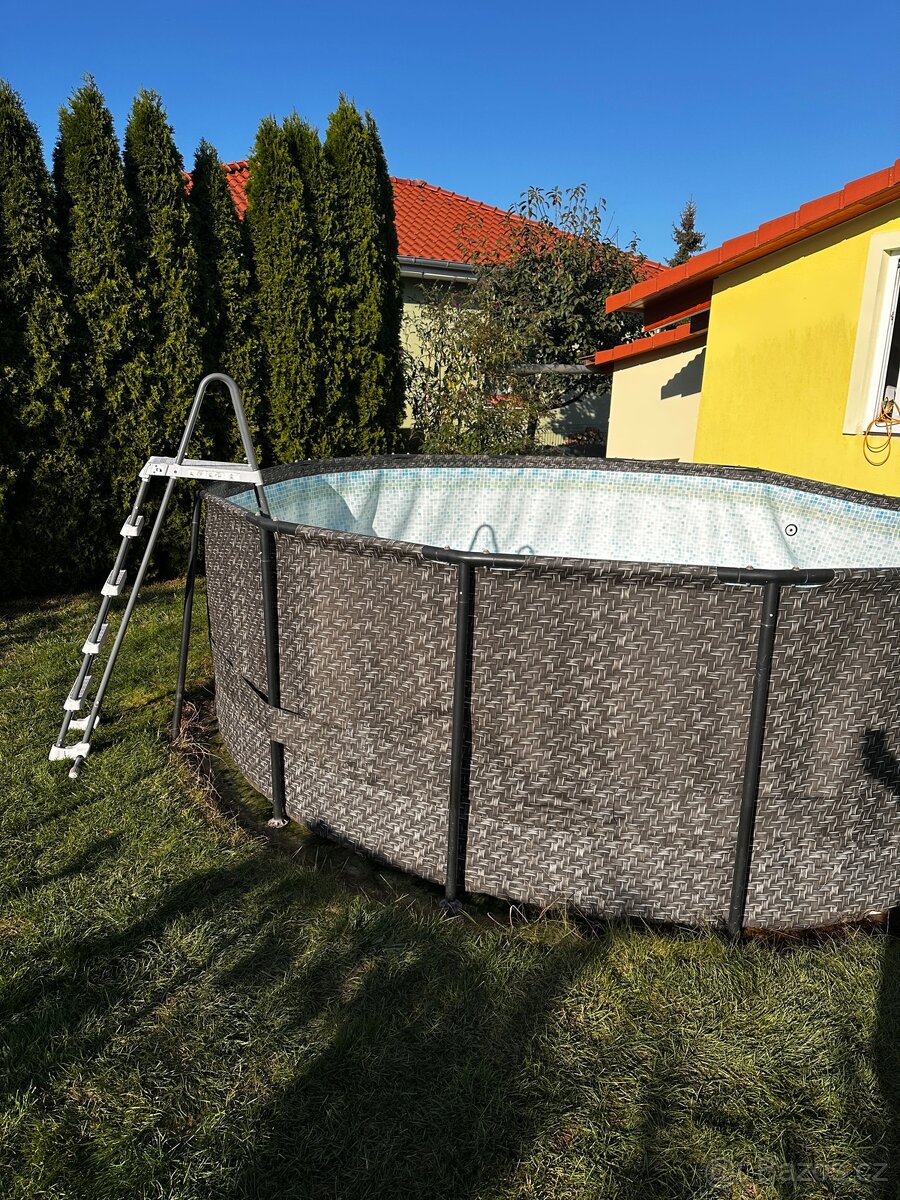 Bazén 5m hl.1,4m komplet s filtrací
