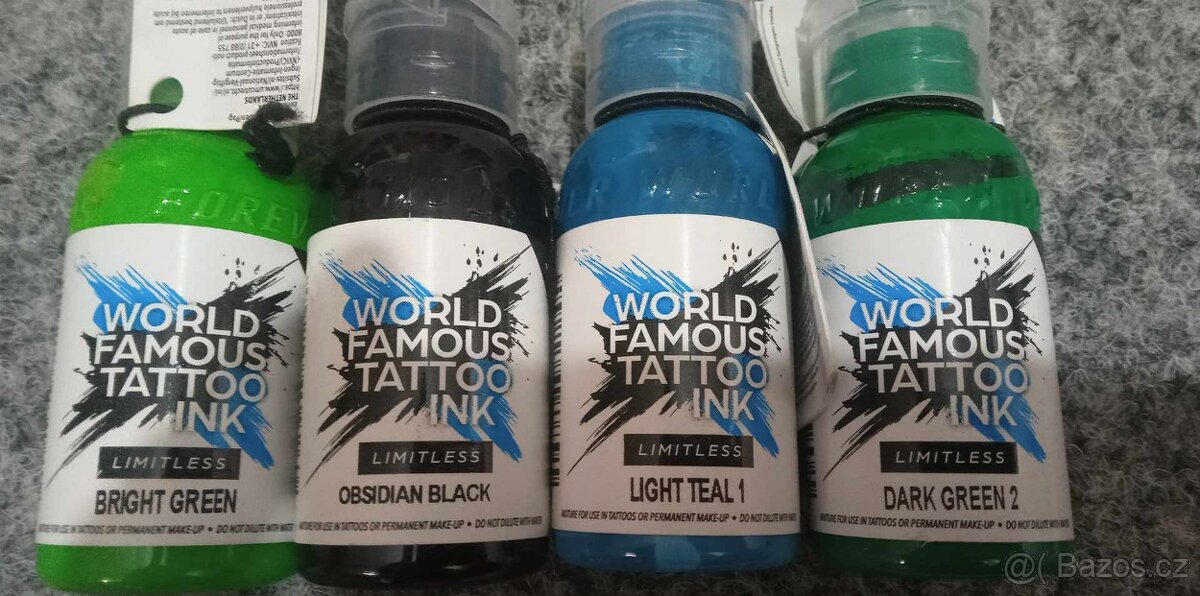 Barvy WORLD FAMOUS TATTOO
