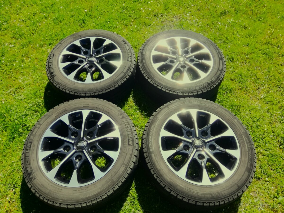 alu Ford Custom original 7Jx17 ET55,letní 215/60/17 Michelin